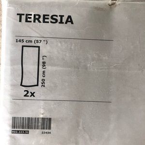 IKEA Teresia Sheer Curtain Panel Set
